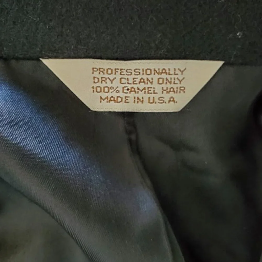 Vintage Camel Hair Sport Coat Blazer Hunt Valley Size 44L Classic Old Money